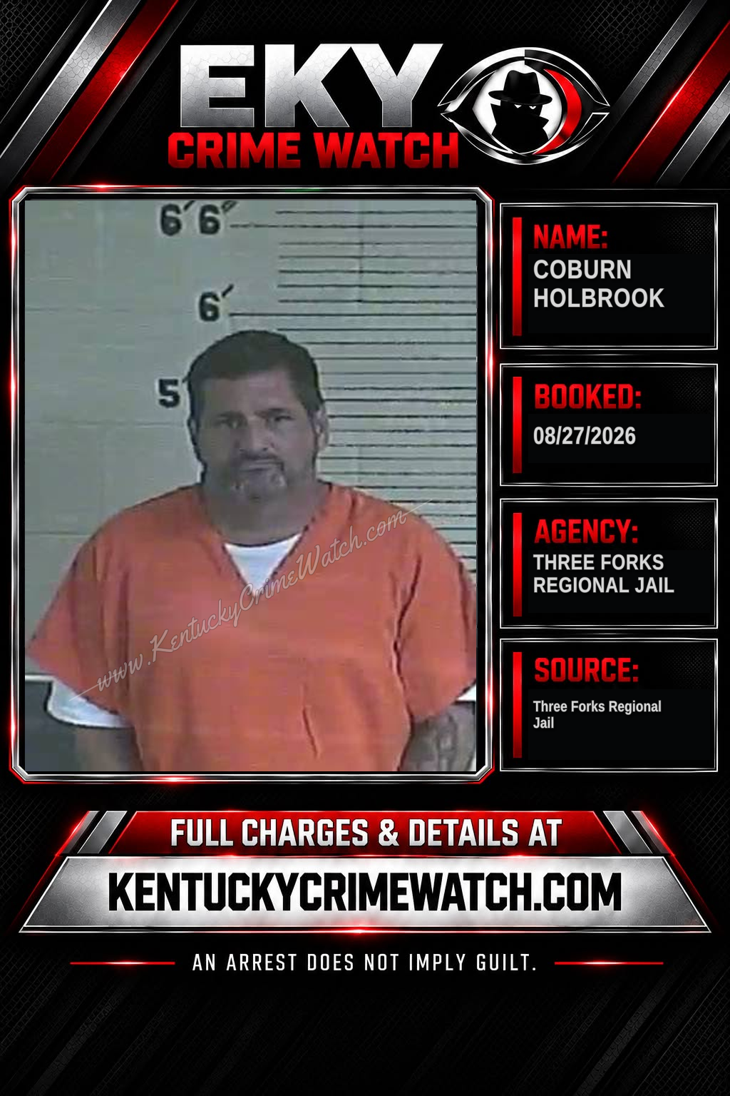 Coburn Holbrook booking image