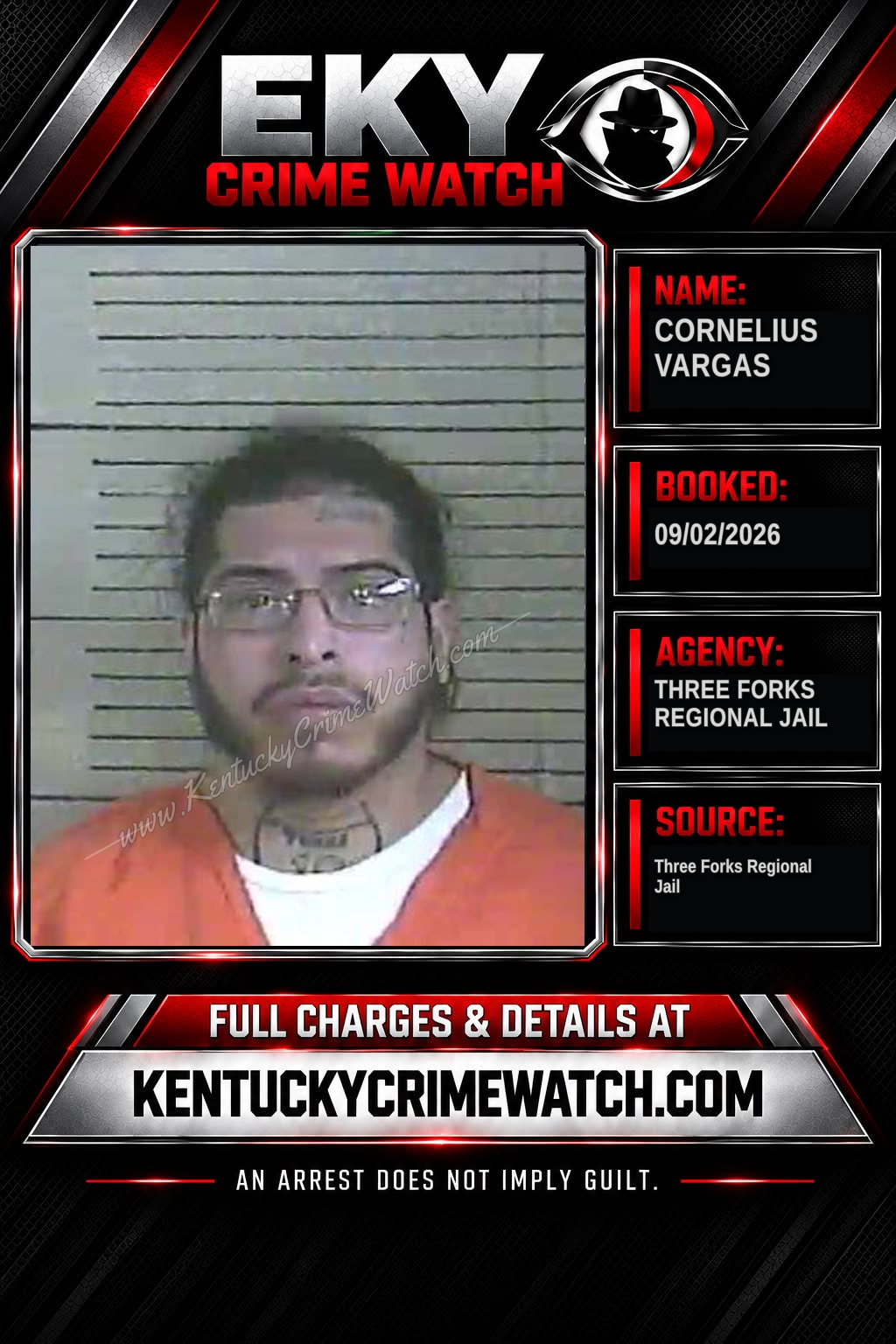 Cornelius Vargas booking image