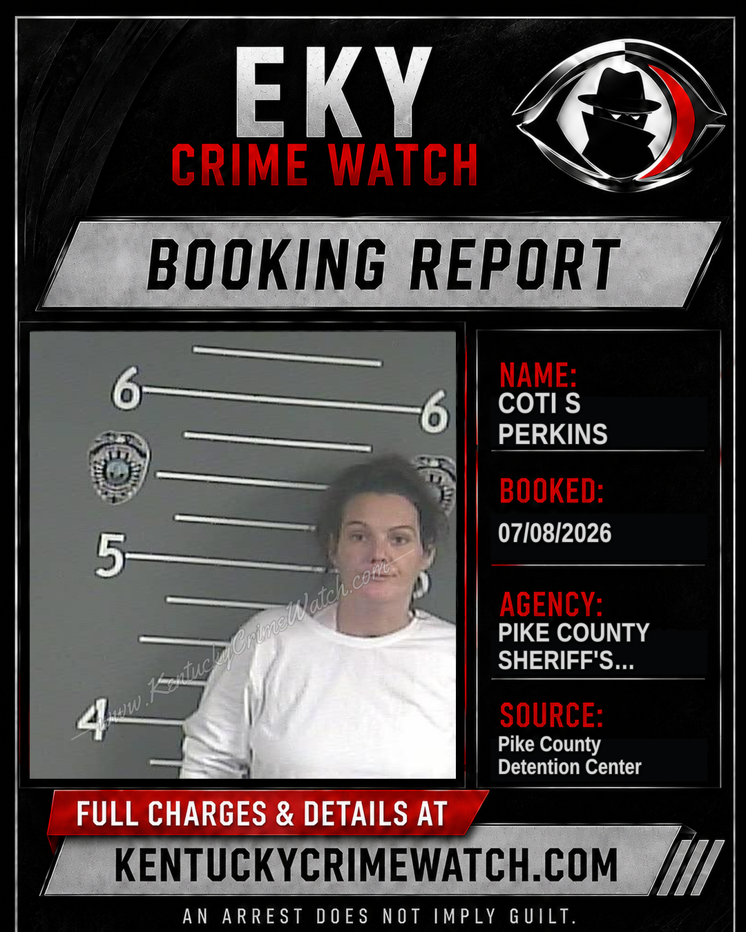 COTI S PERKINS booking image