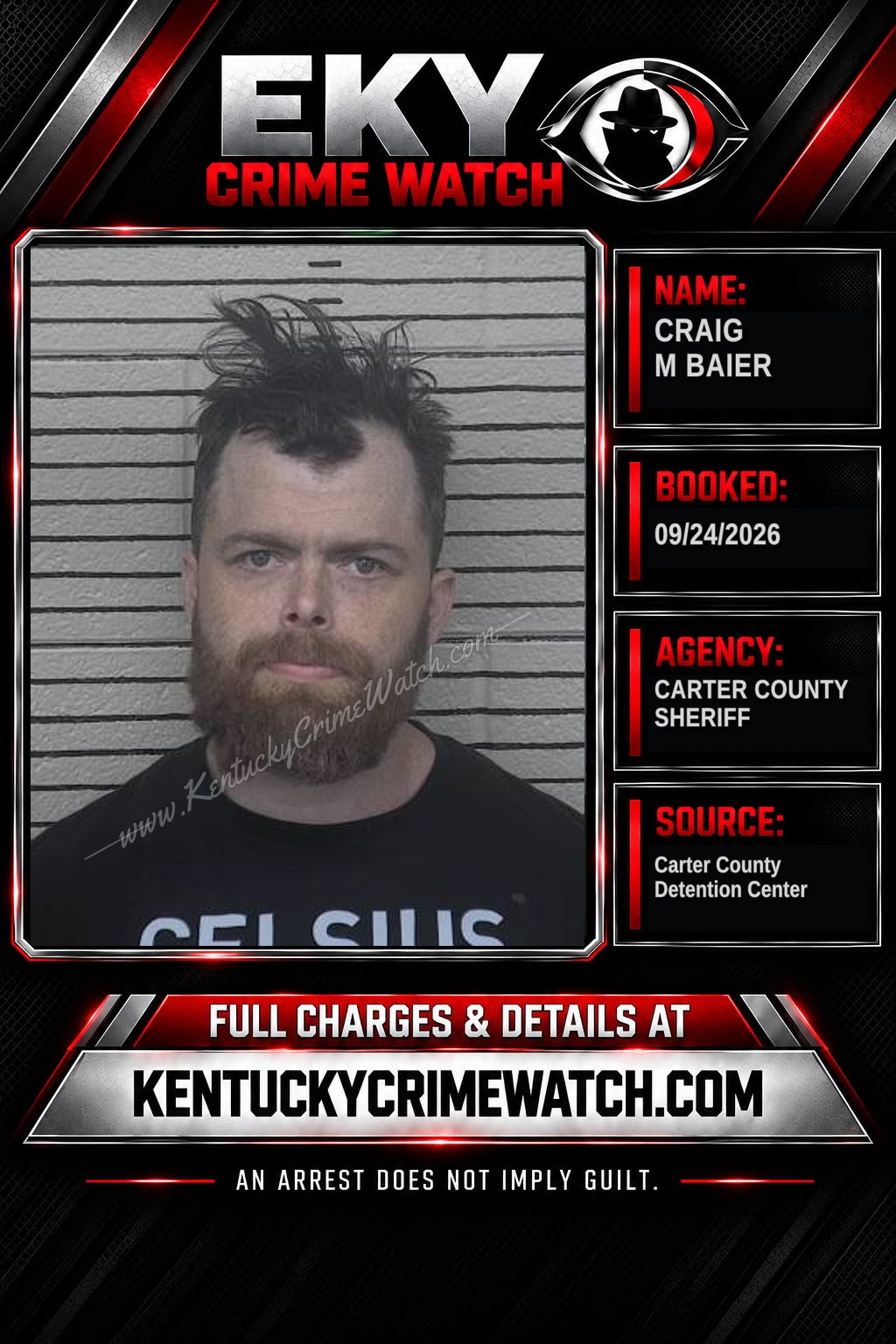 CRAIG M BAIER booking image