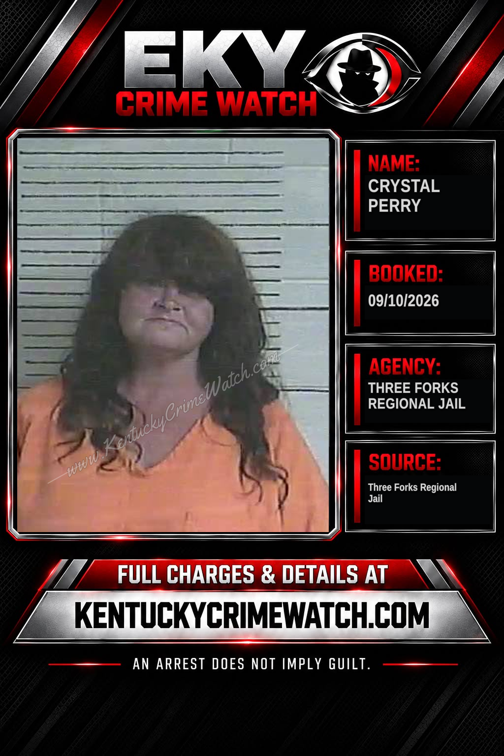 Crystal Perry booking image