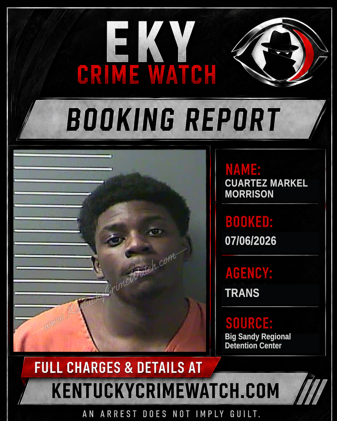 CUARTEZ MARKEL MORRISON booking image