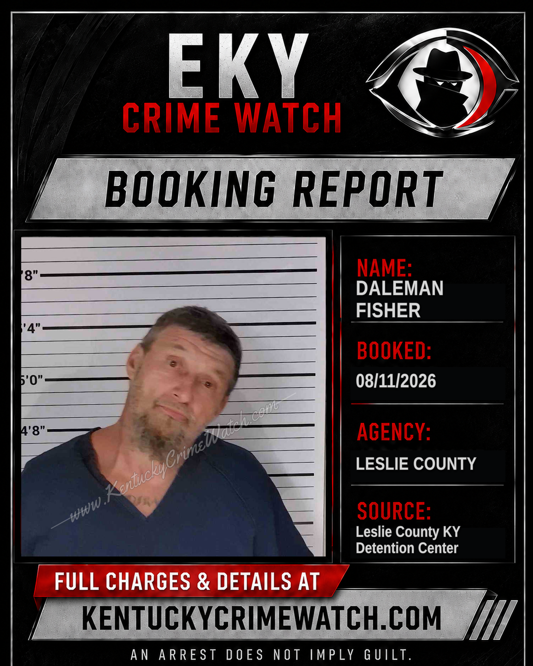 DALEMAN FISHER booking image