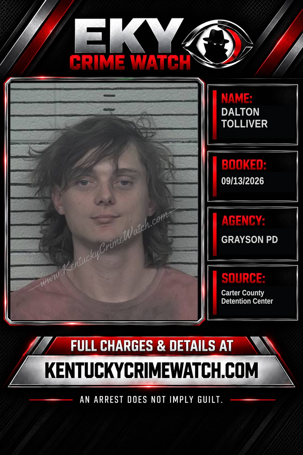 DALTON TOLLIVER booking image