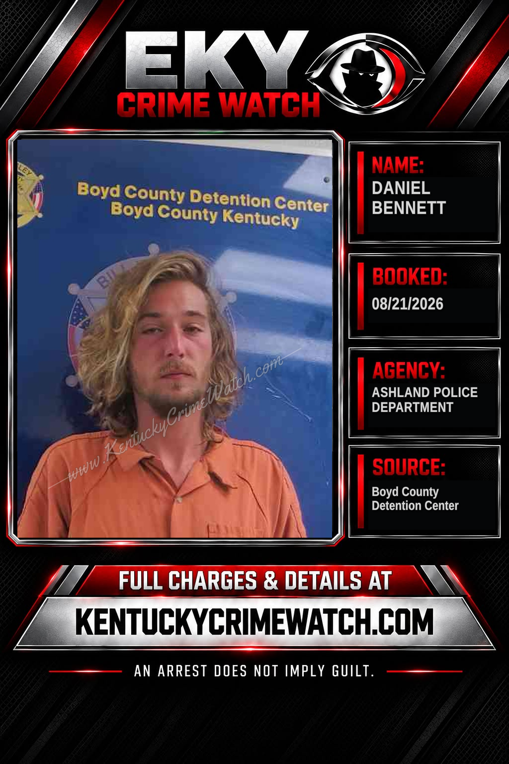 DANIEL BENNETT booking image