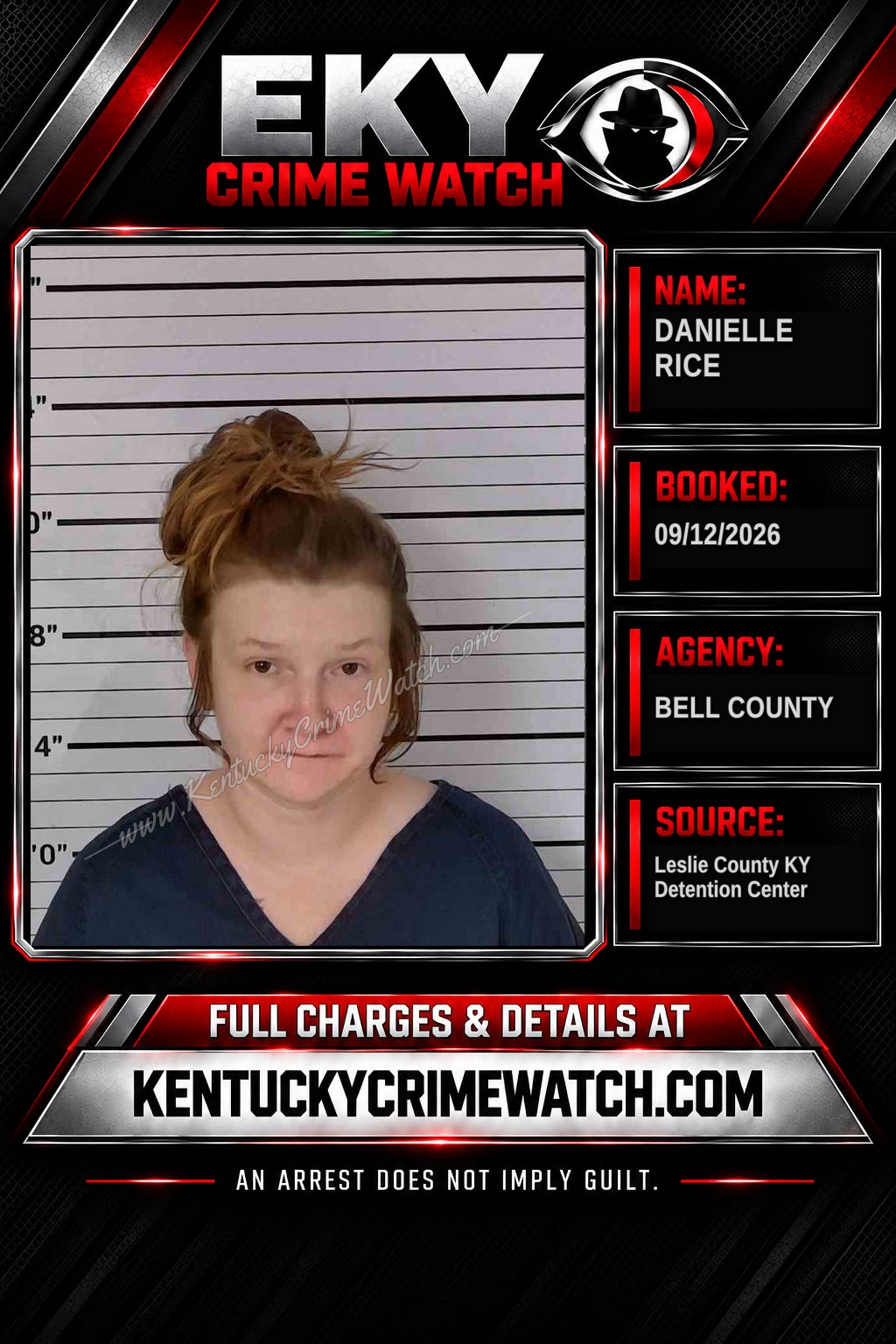 DANIELLE RICE booking image
