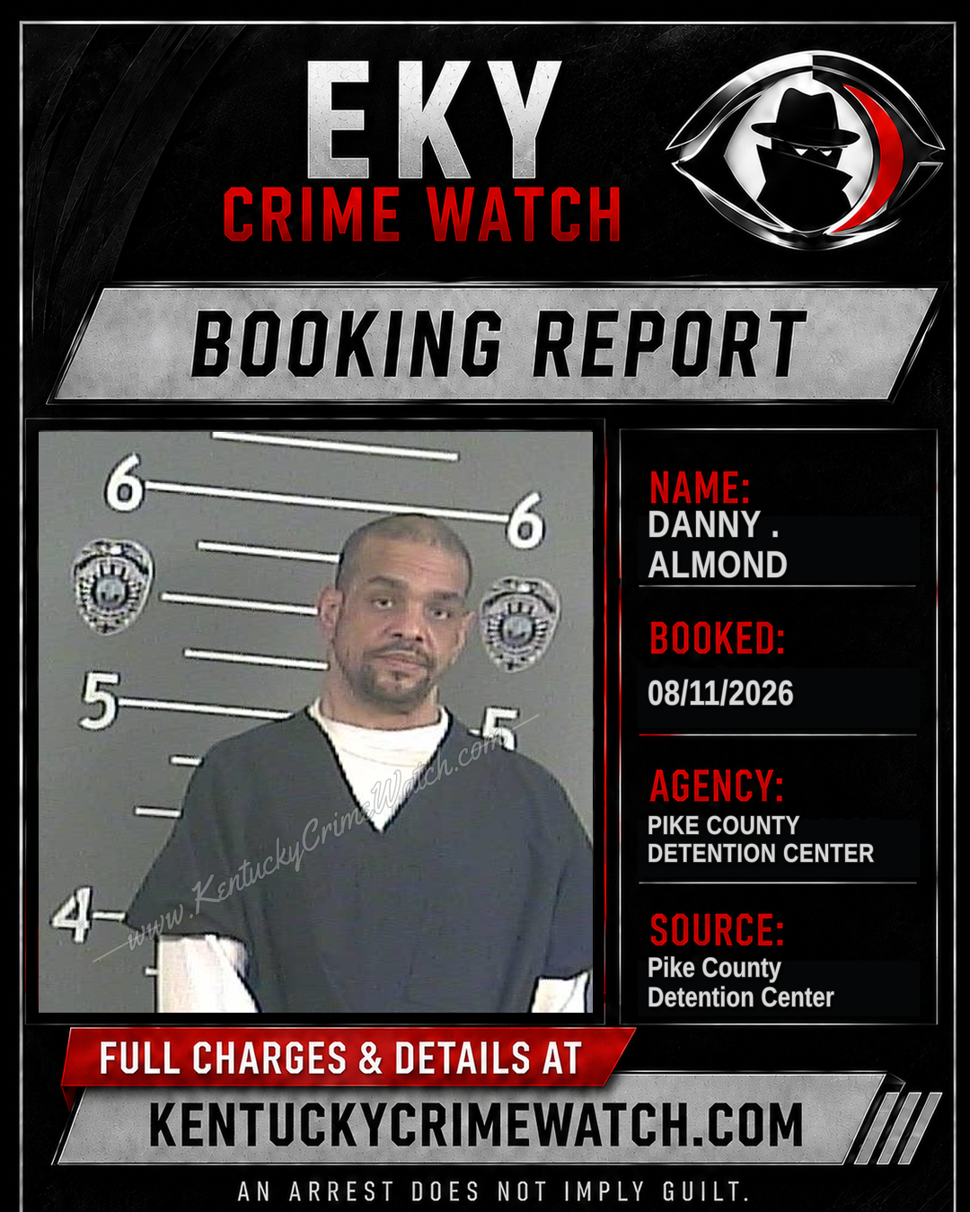 DANNY . ALMOND booking image