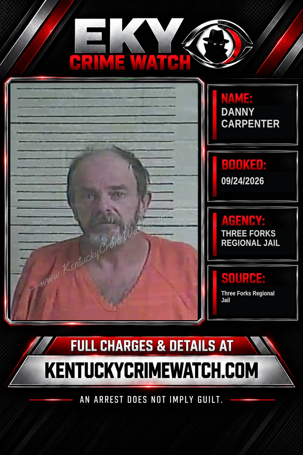 Danny Carpenter booking image