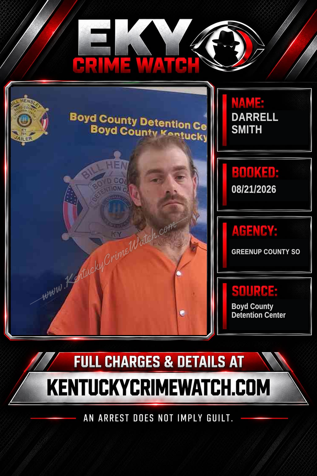DARRELL SMITH booking image