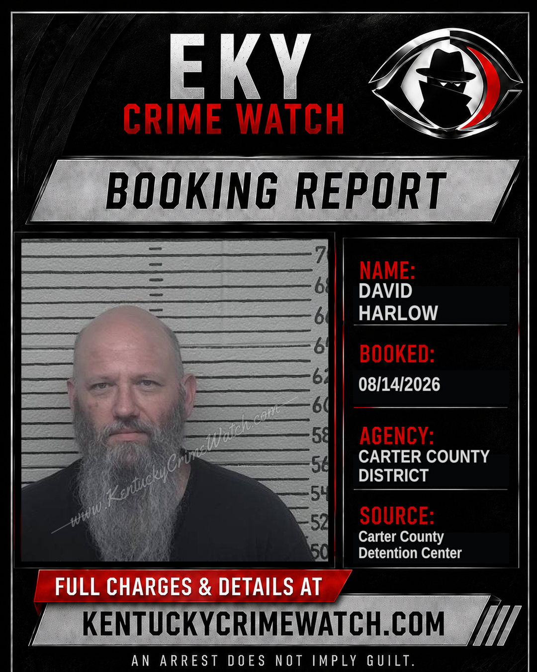 DAVID HARLOW booking image