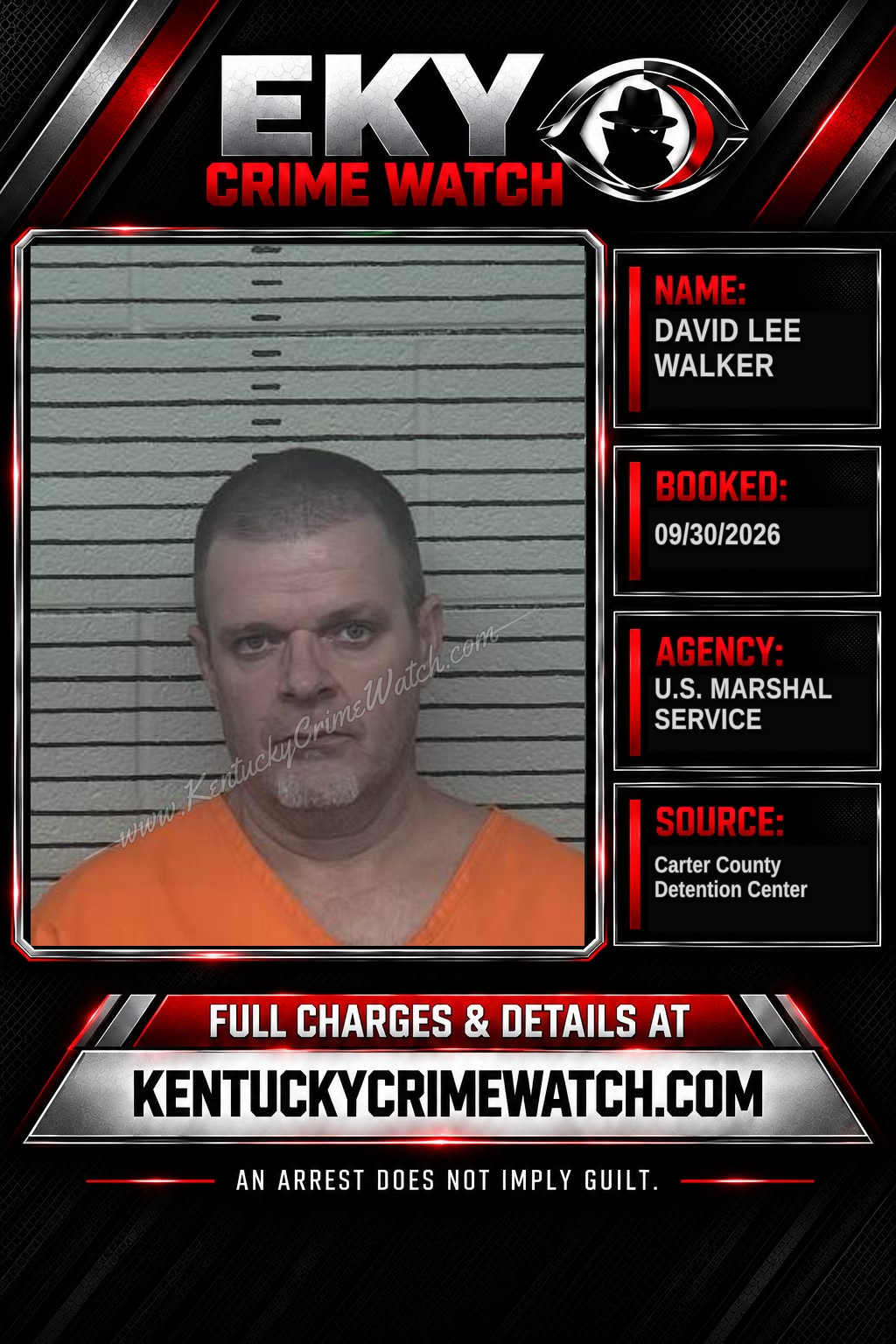 DAVID LEE WALKER booking image
