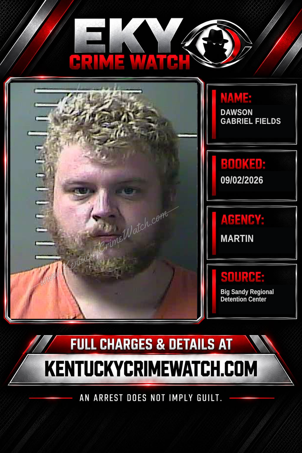 DAWSON GABRIEL FIELDS booking image
