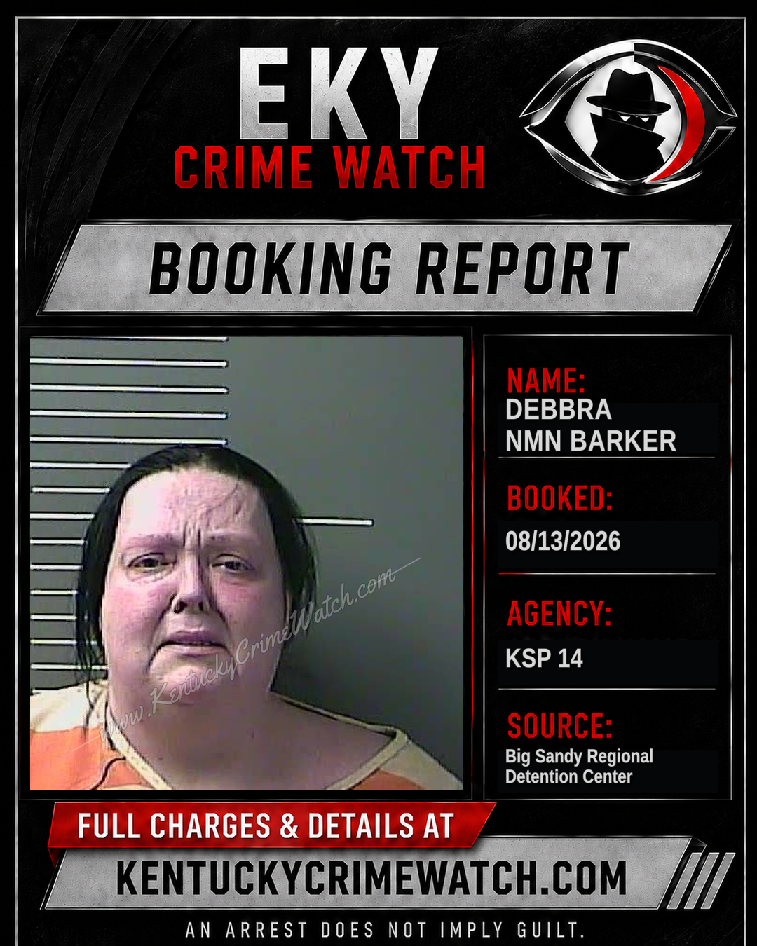 DEBBRA NMN BARKER booking image