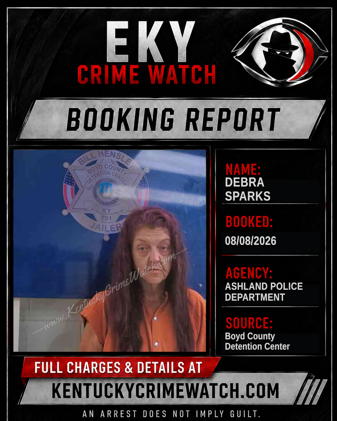 DEBRA SPARKS booking image