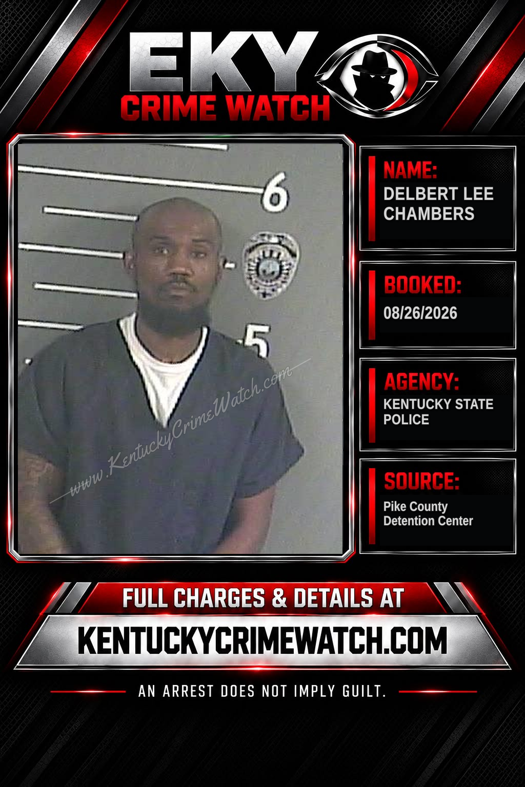 DELBERT LEE CHAMBERS booking image