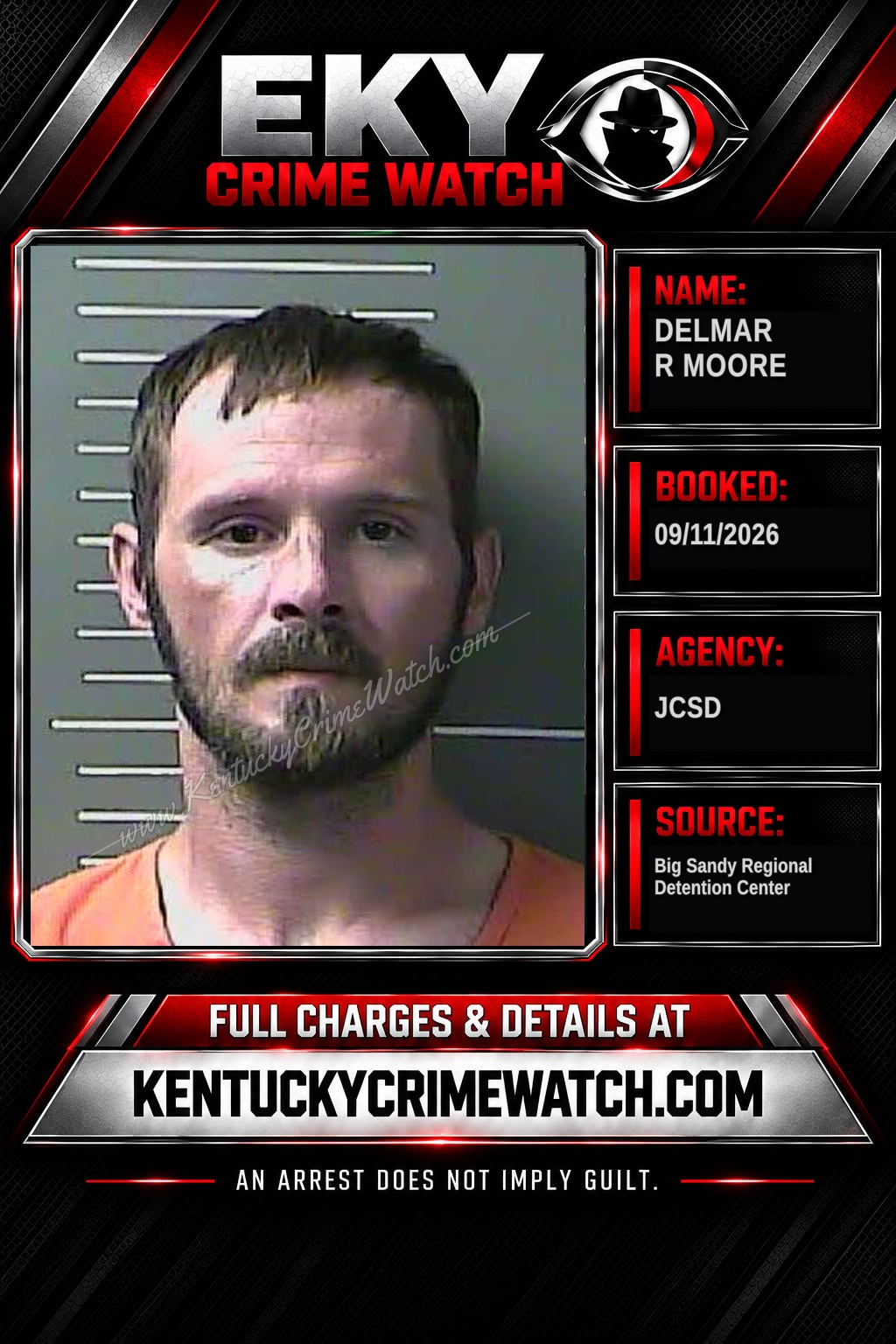 DELMAR R MOORE booking image