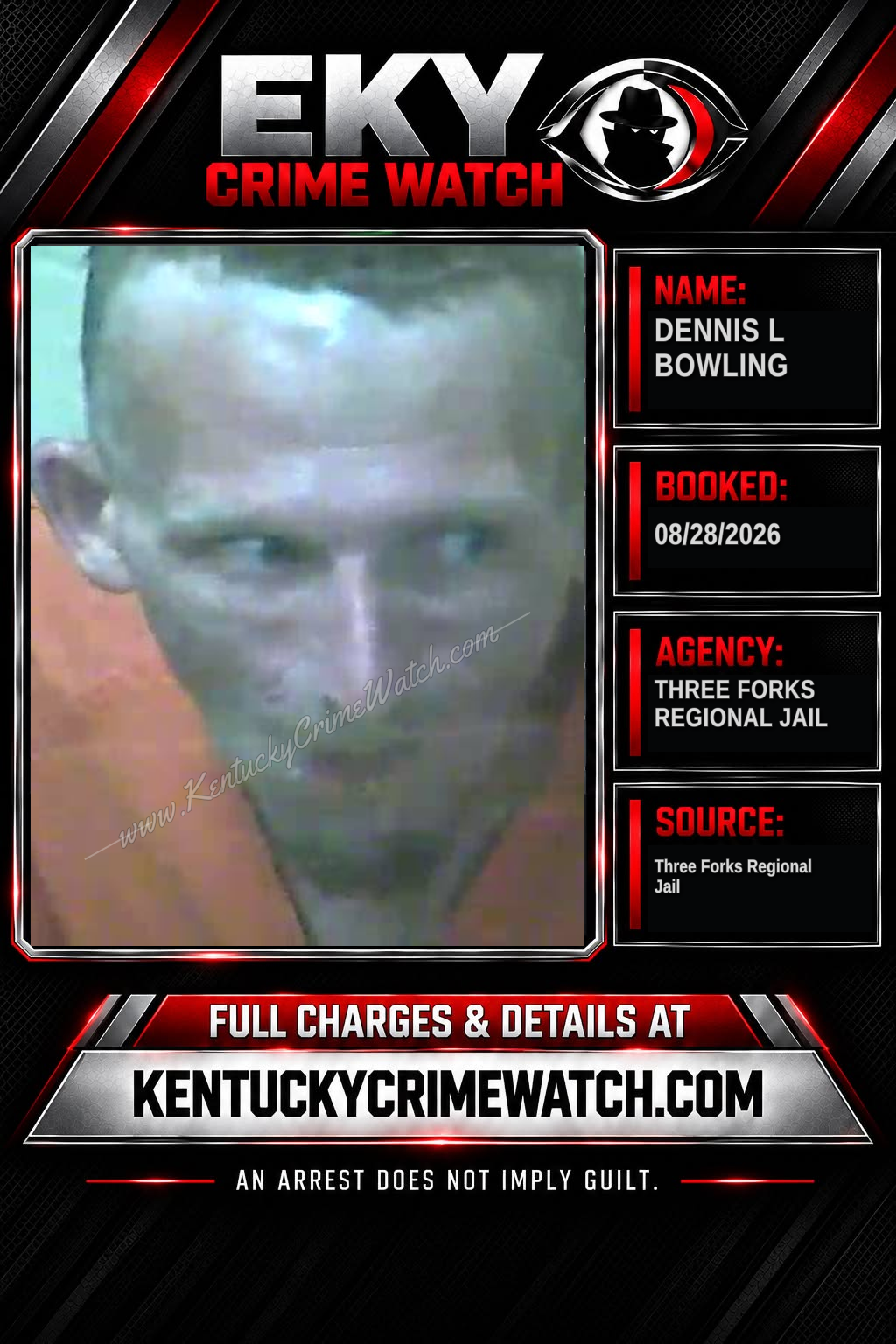 Dennis L Bowling booking image