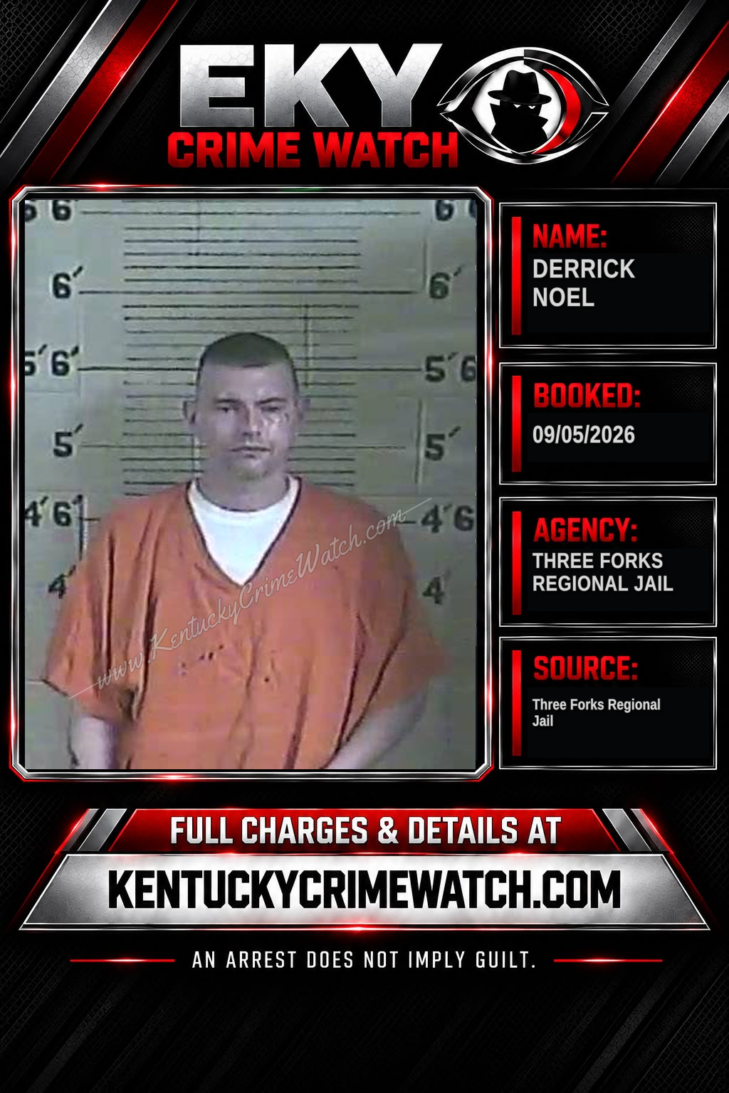 Derrick Noel booking image