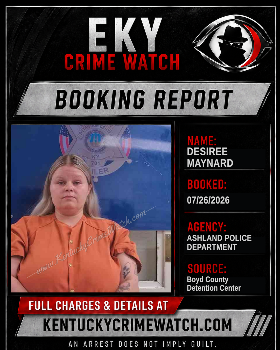 DESIREE MAYNARD booking image