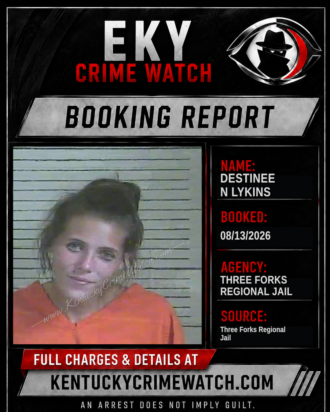 Destinee N Lykins booking image