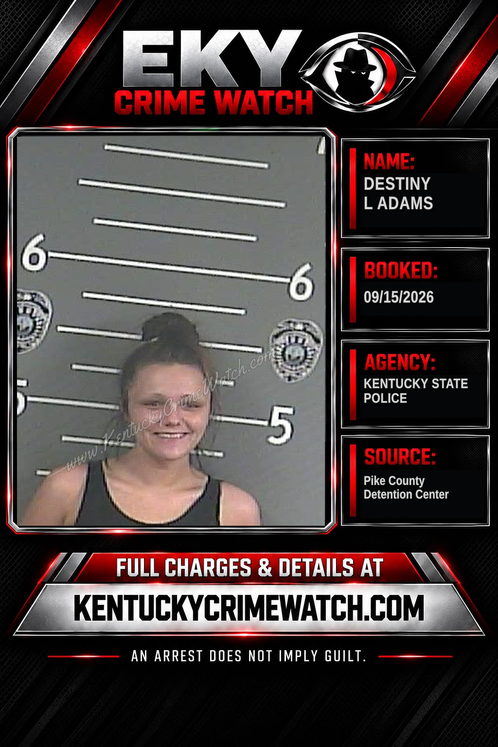 DESTINY L ADAMS booking image