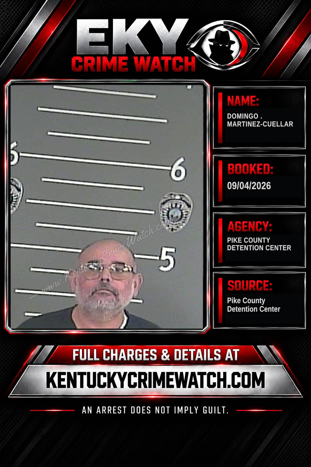 DOMINGO . MARTINEZ-CUELLAR booking image
