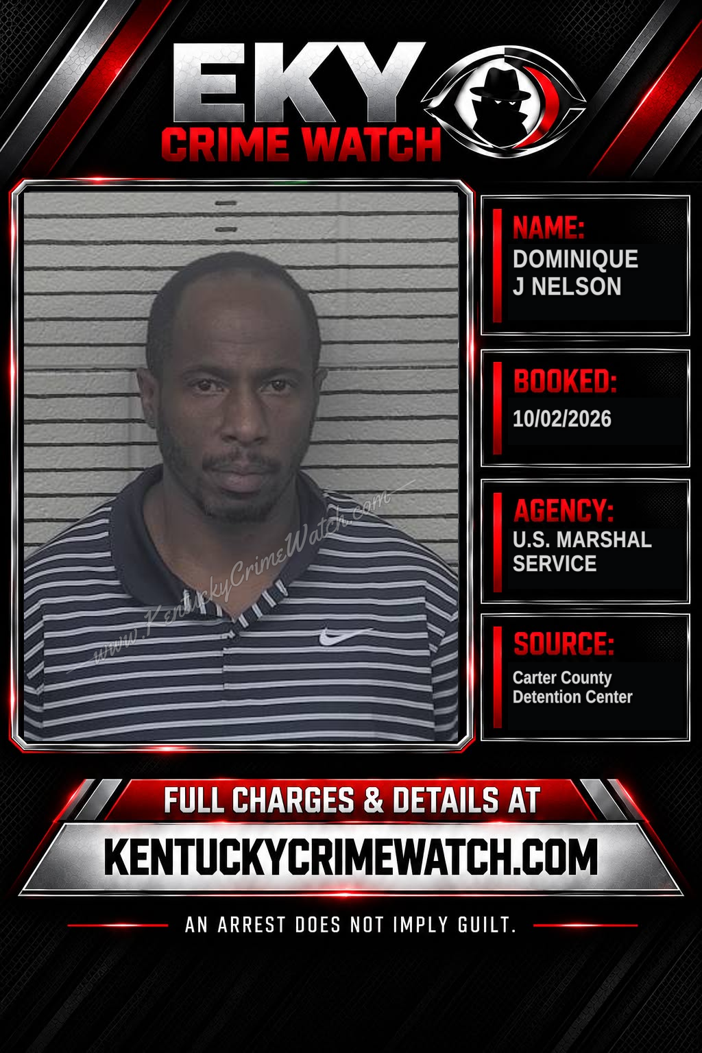 DOMINIQUE J NELSON booking image