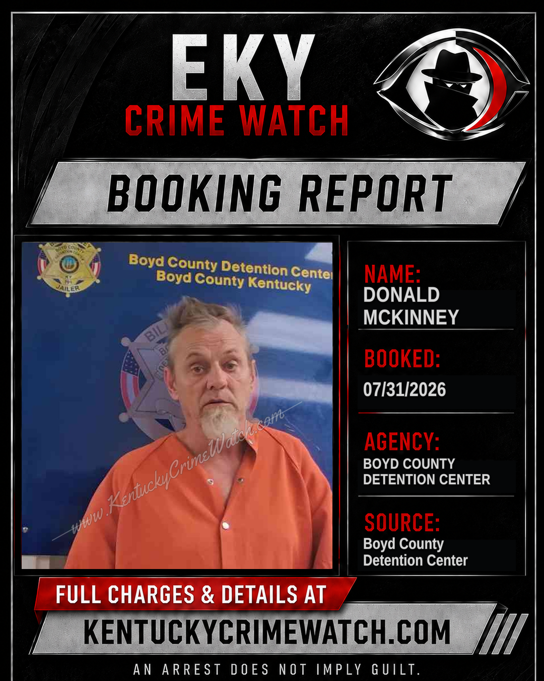 DONALD MCKINNEY booking image