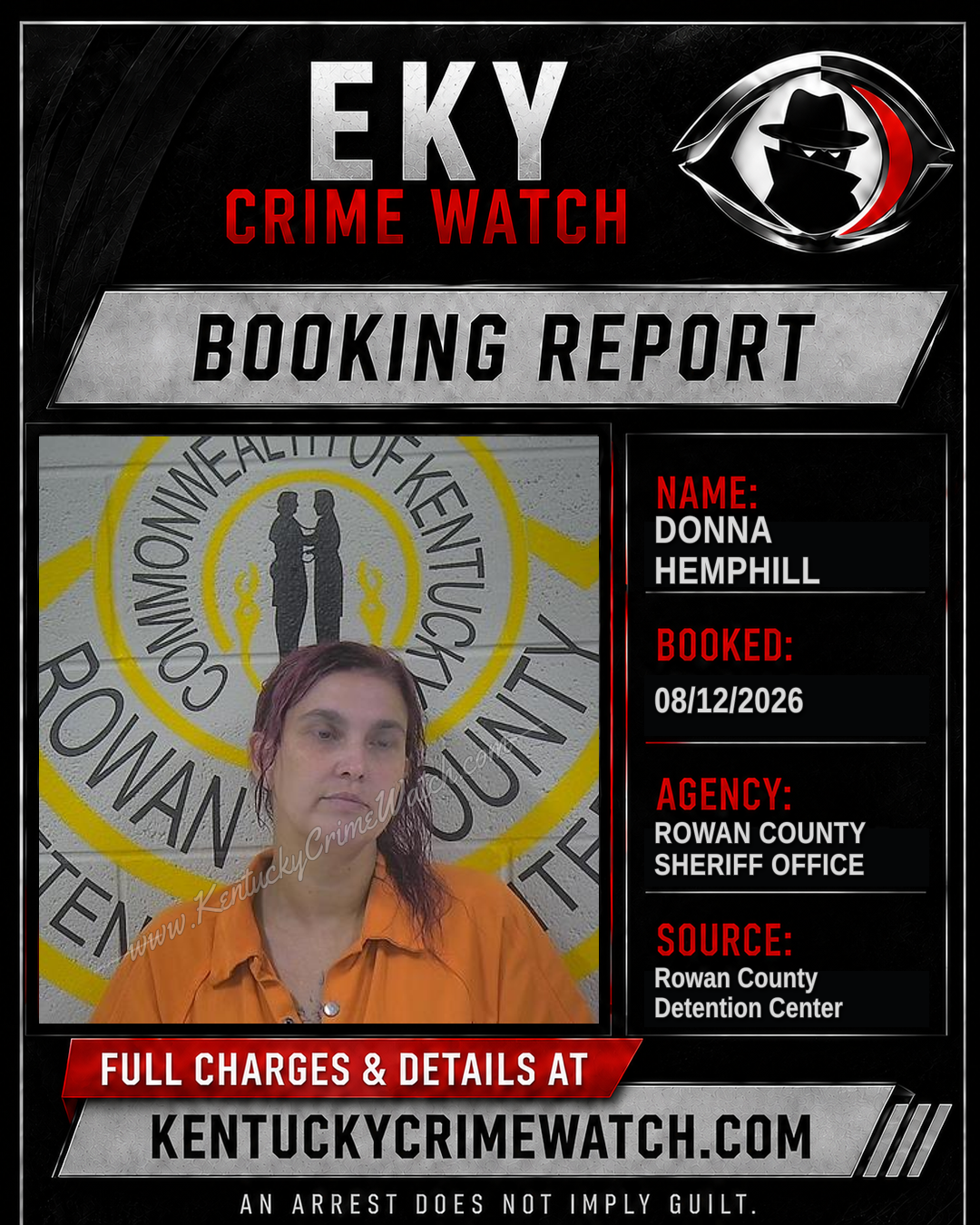 DONNA HEMPHILL booking image