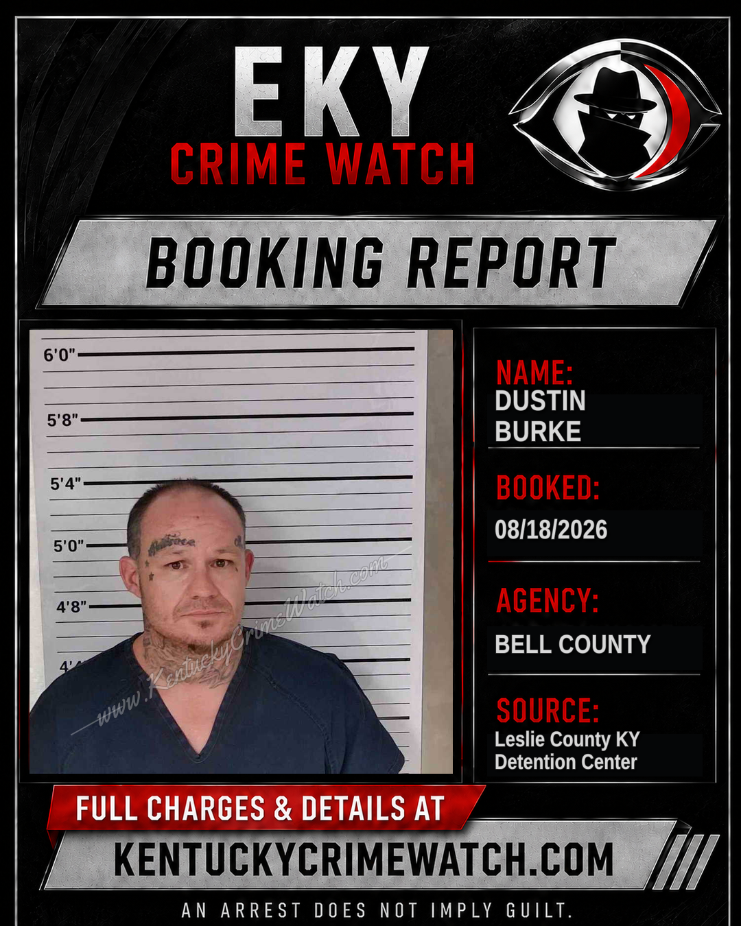 DUSTIN BURKE booking image