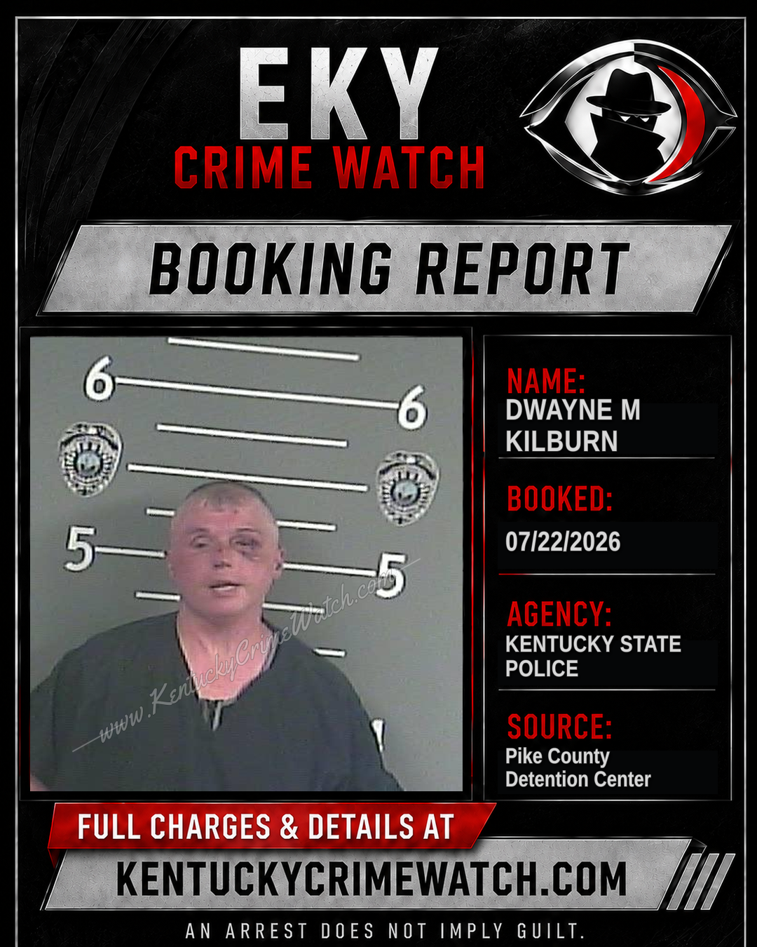 DWAYNE M KILBURN booking image