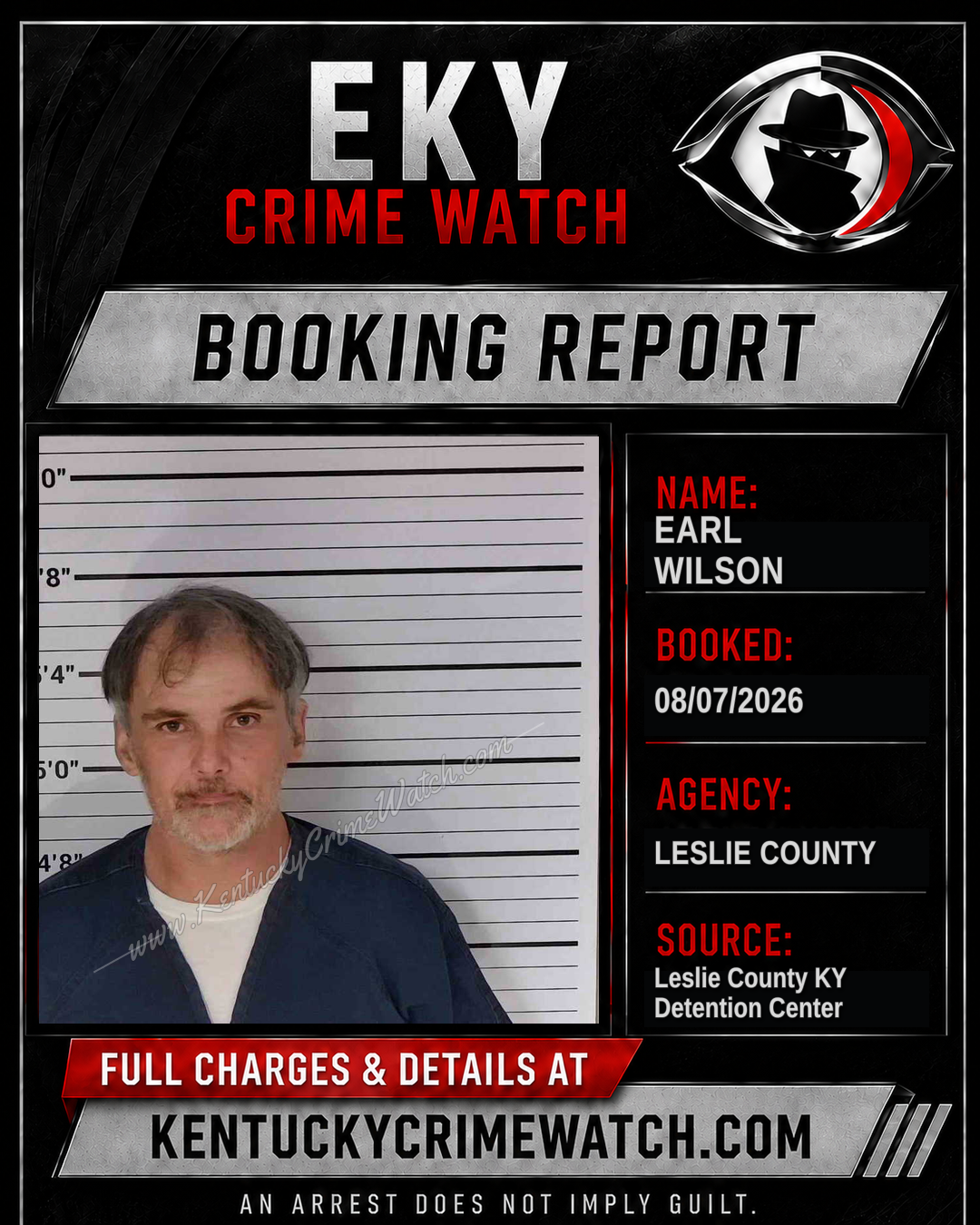 EARL WILSON booking image