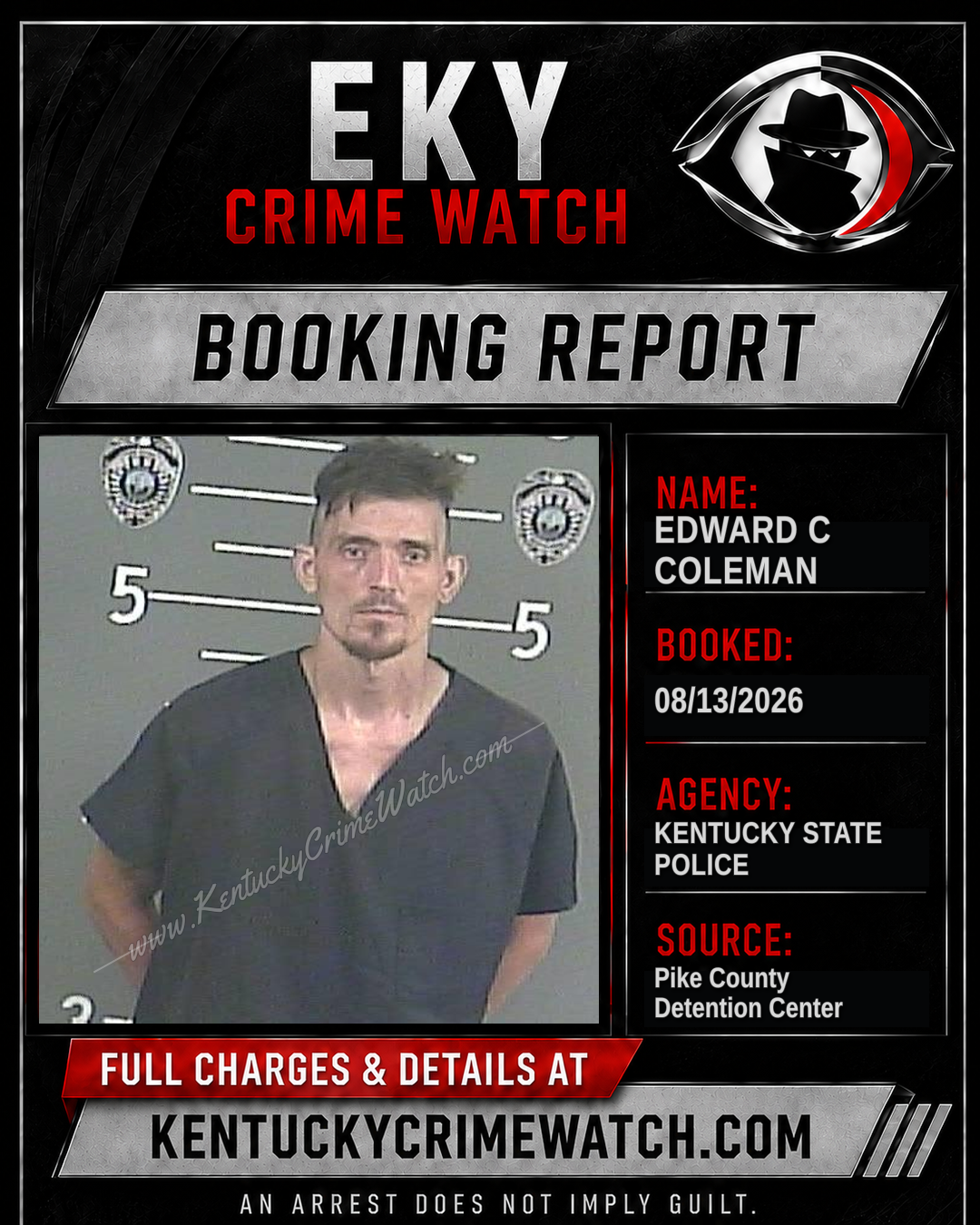 EDWARD C COLEMAN booking image