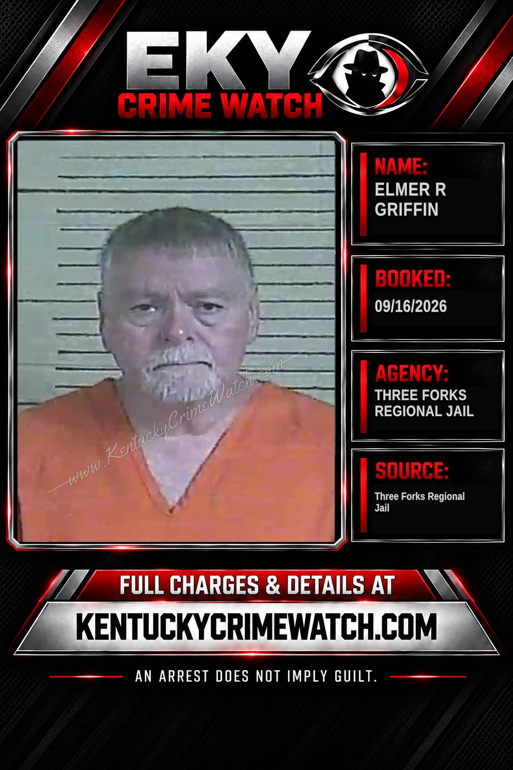 Elmer R Griffin booking image