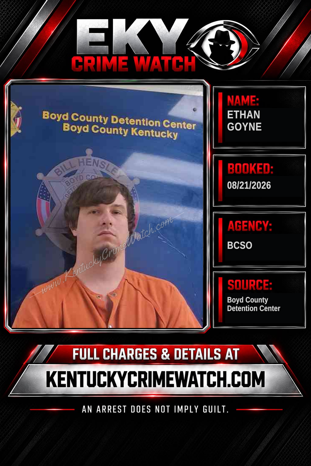 ETHAN GOYNE booking image