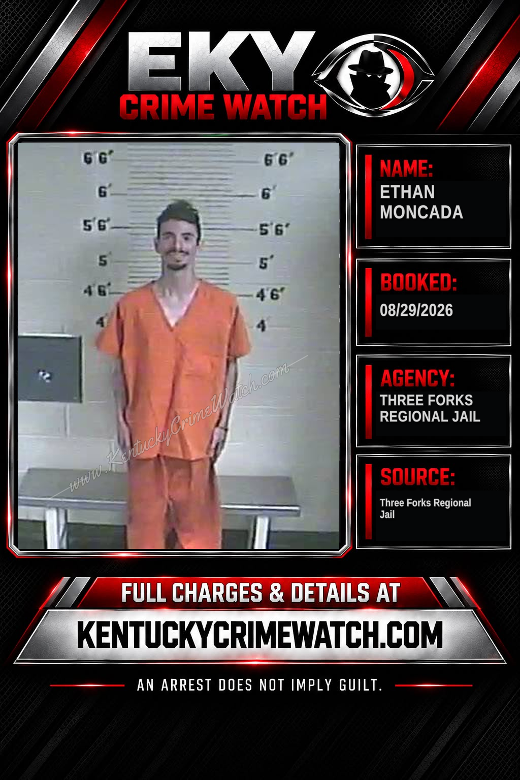 Ethan Moncada booking image