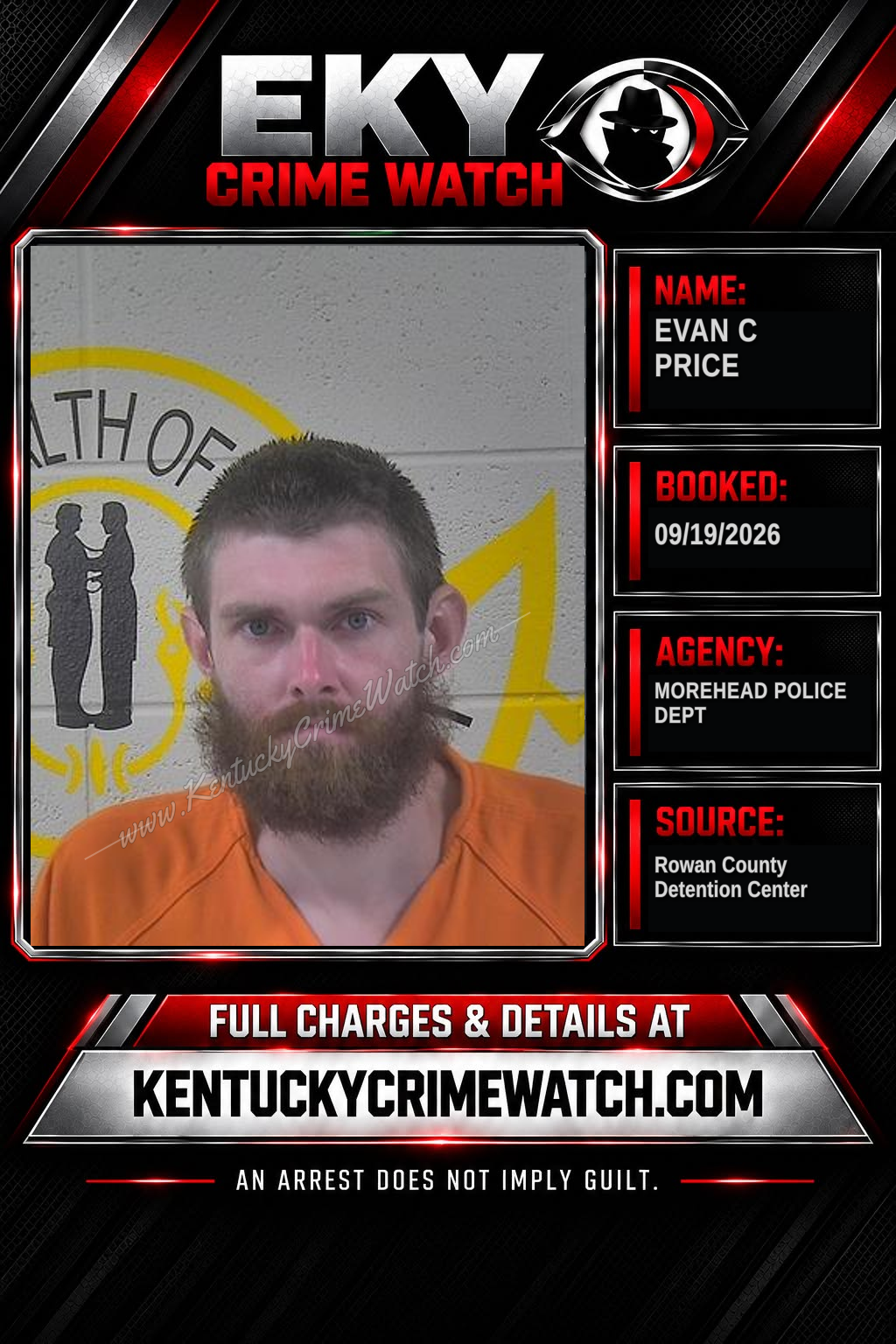 EVAN C PRICE booking image