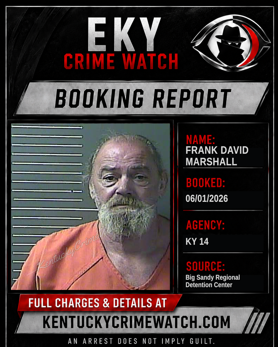 FRANK DAVID MARSHALL booking image