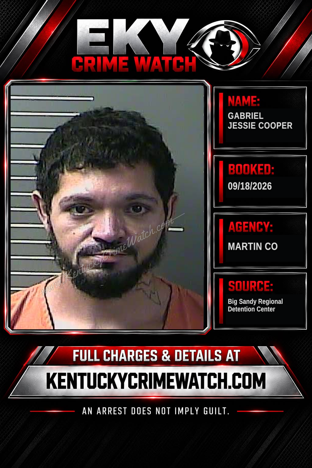 GABRIEL JESSIE COOPER booking image