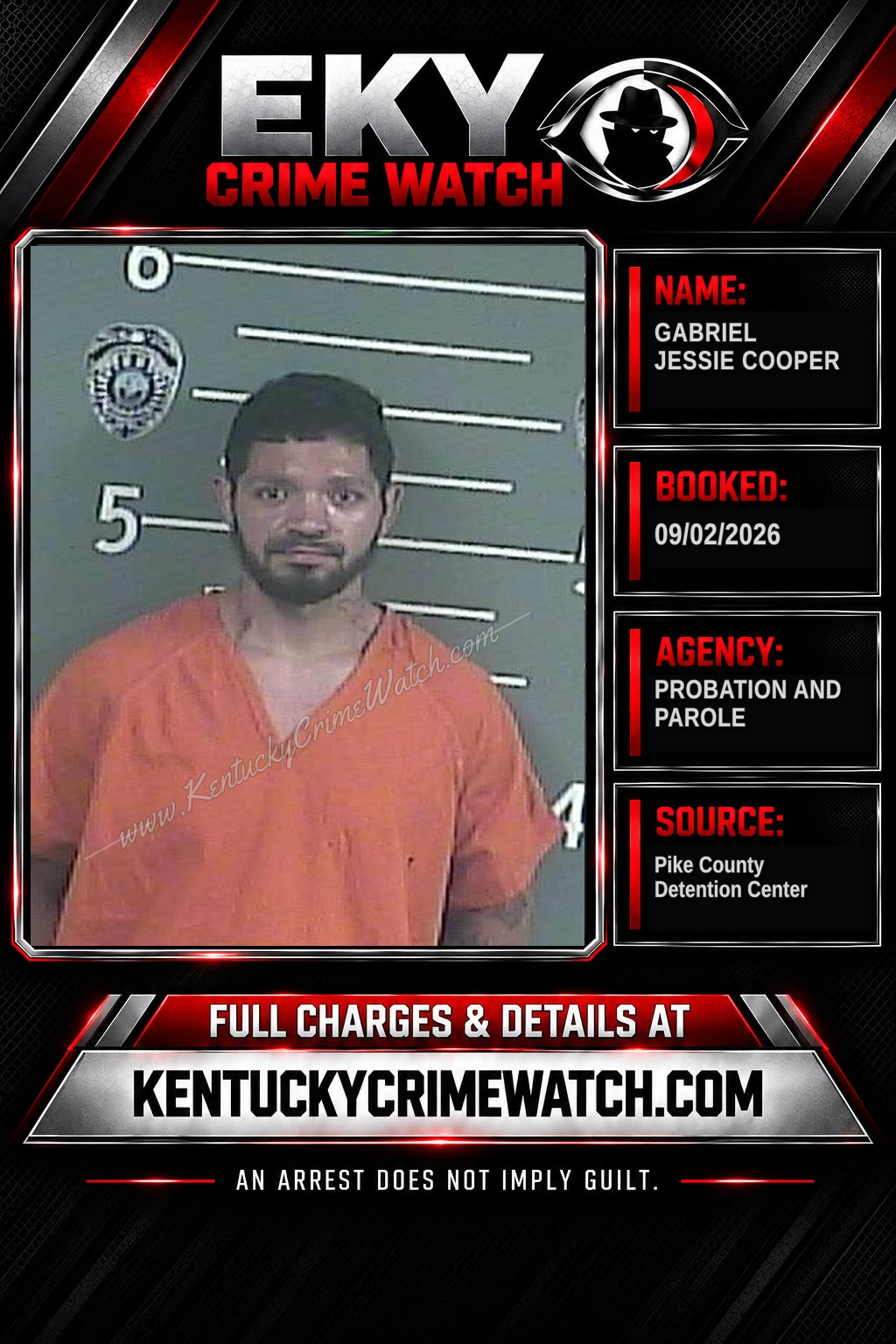 GABRIEL JESSIE COOPER booking image