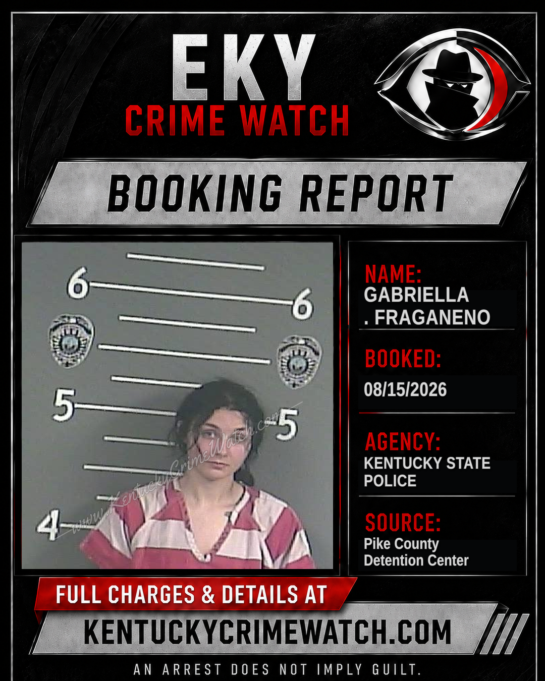 GABRIELLA . FRAGANENO booking image