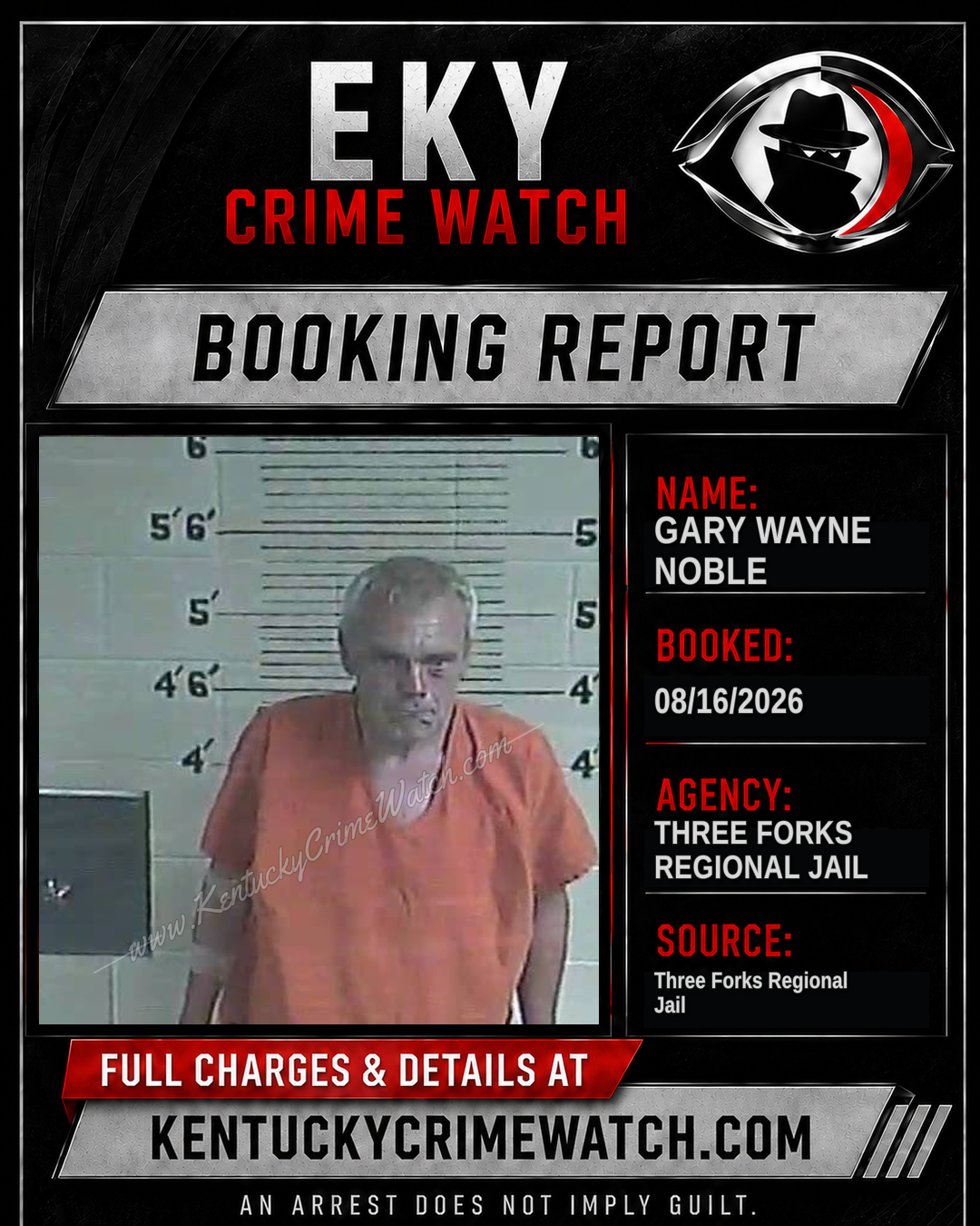 Gary Wayne Noble booking image