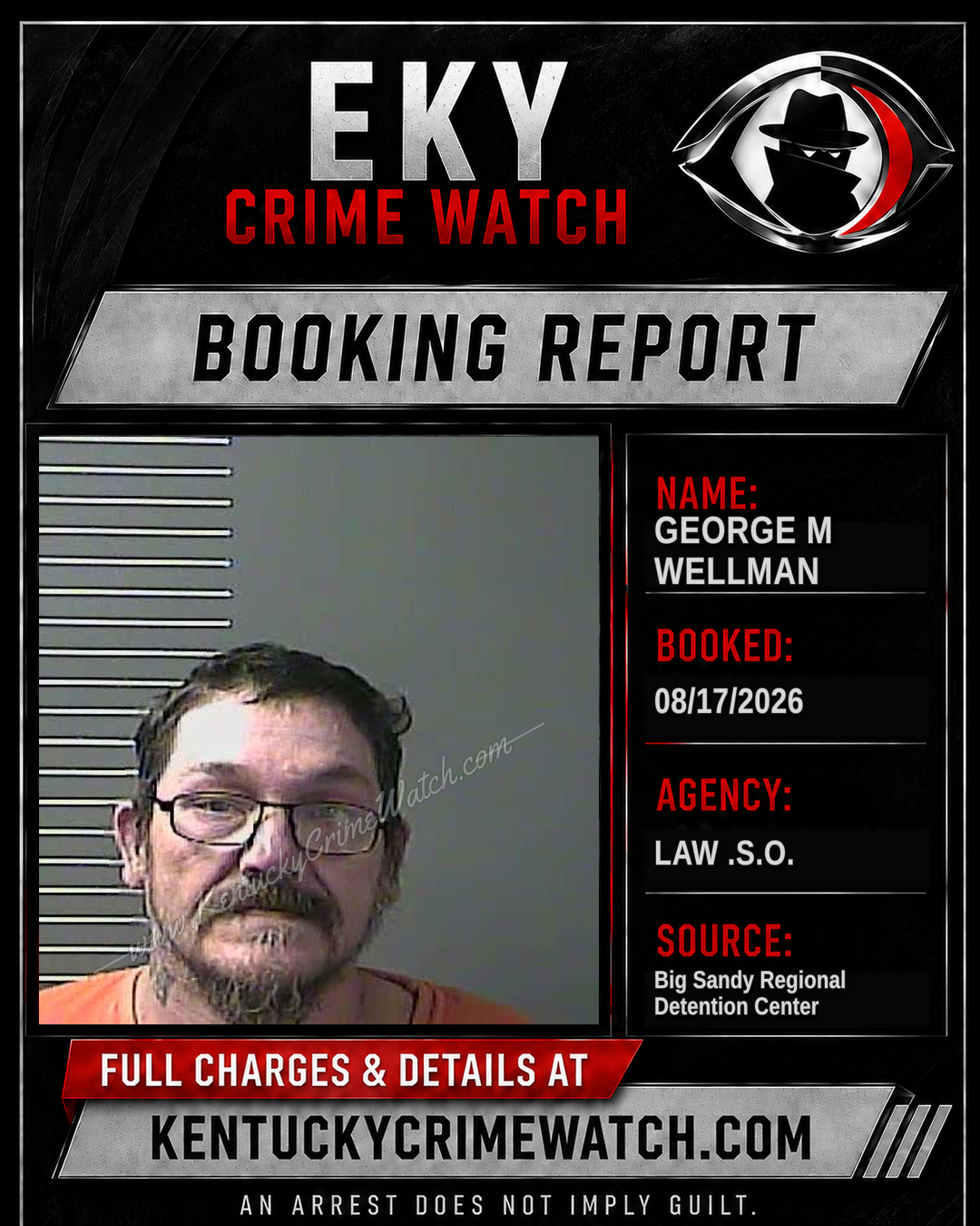 GEORGE M WELLMAN booking image