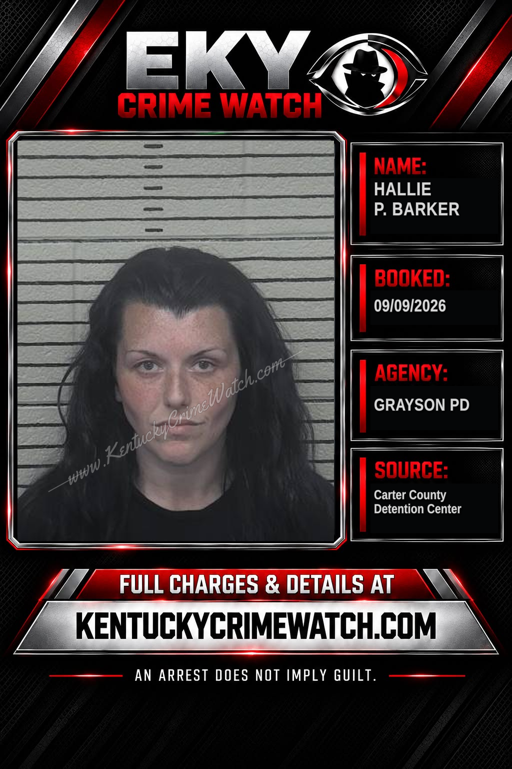 HALLIE P. BARKER booking image