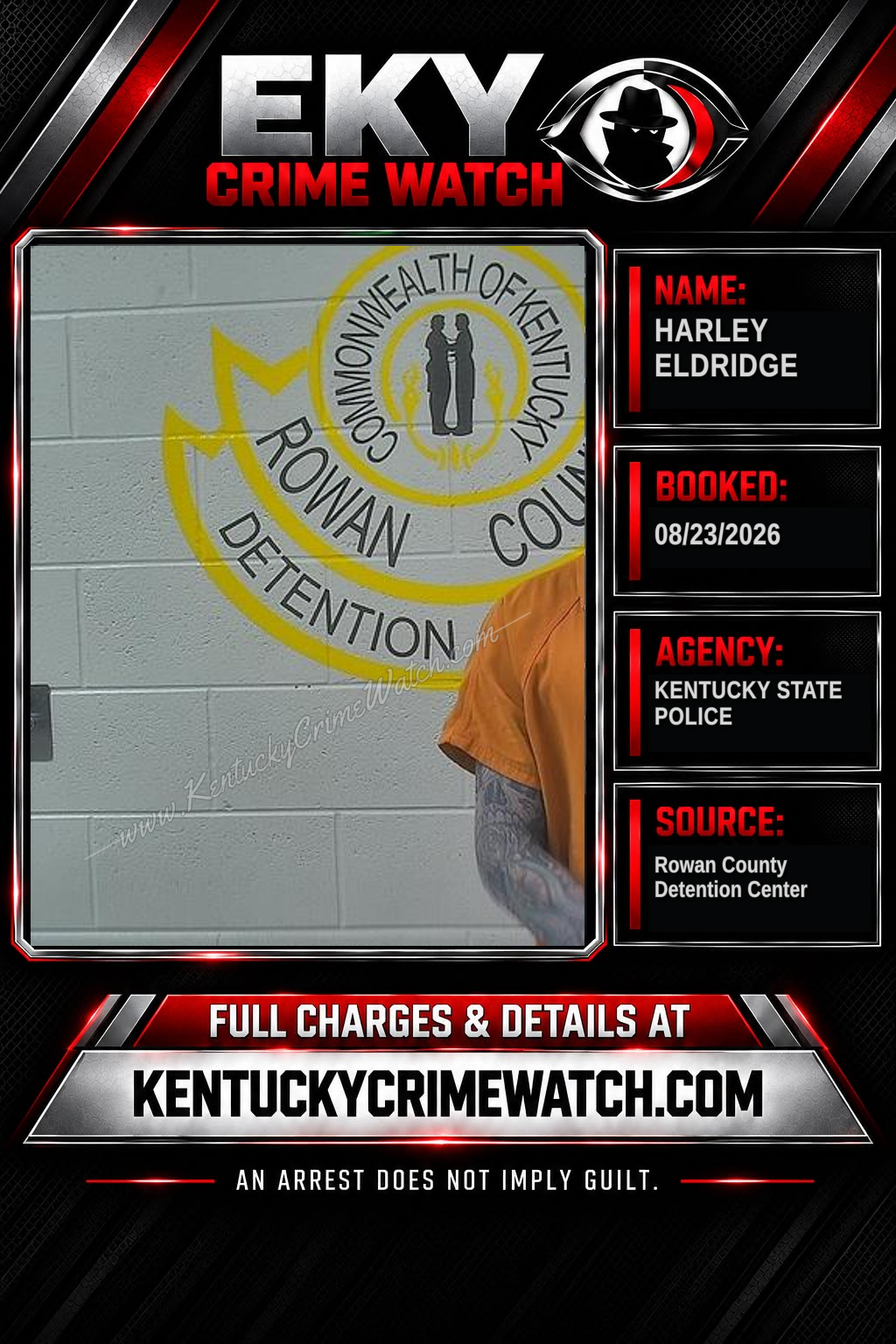 HARLEY ELDRIDGE booking image