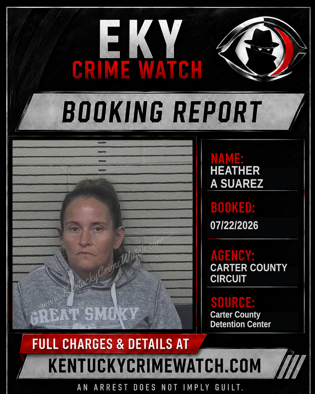 HEATHER A SUAREZ booking image