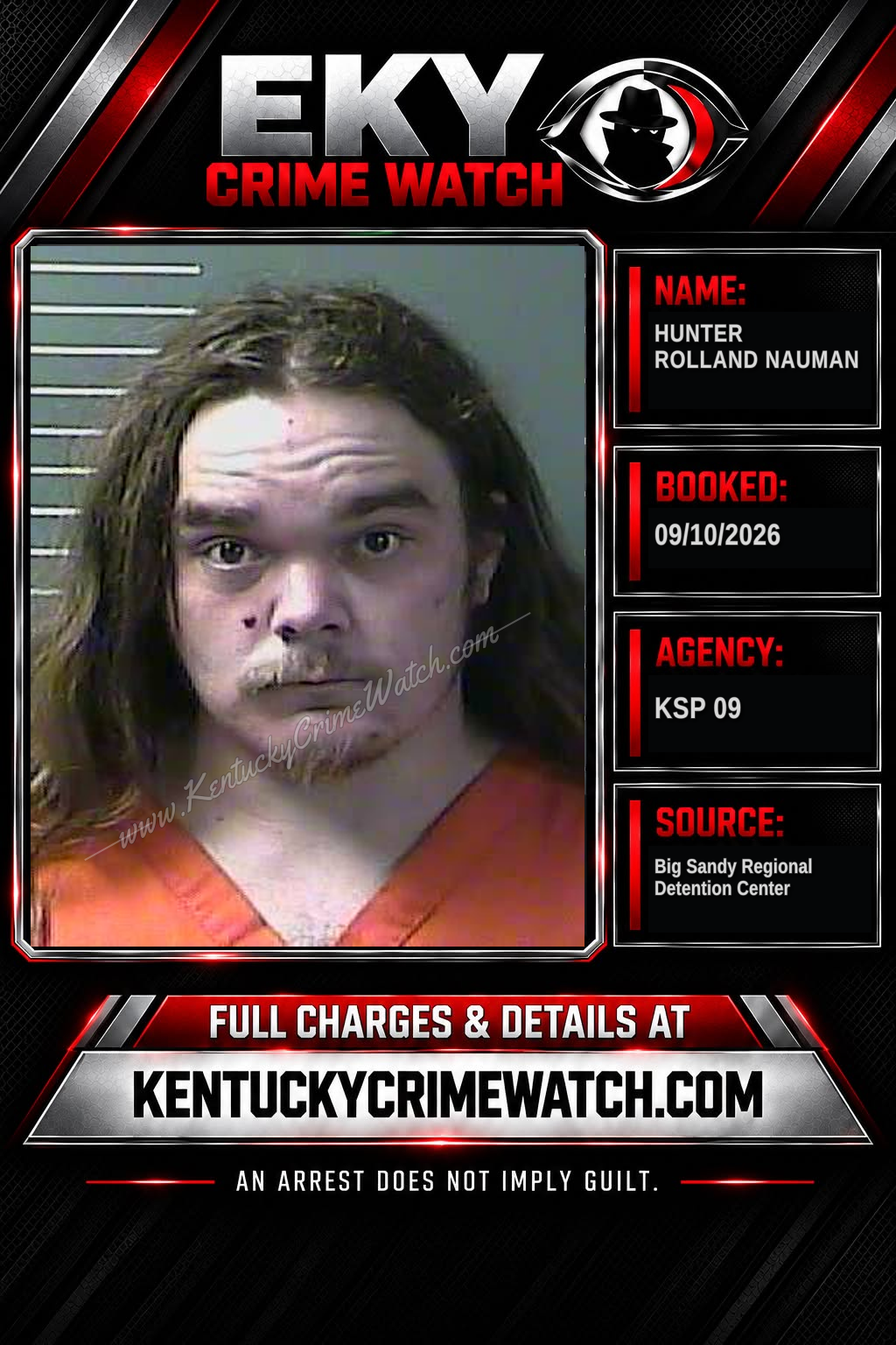 HUNTER ROLLAND NAUMAN booking image
