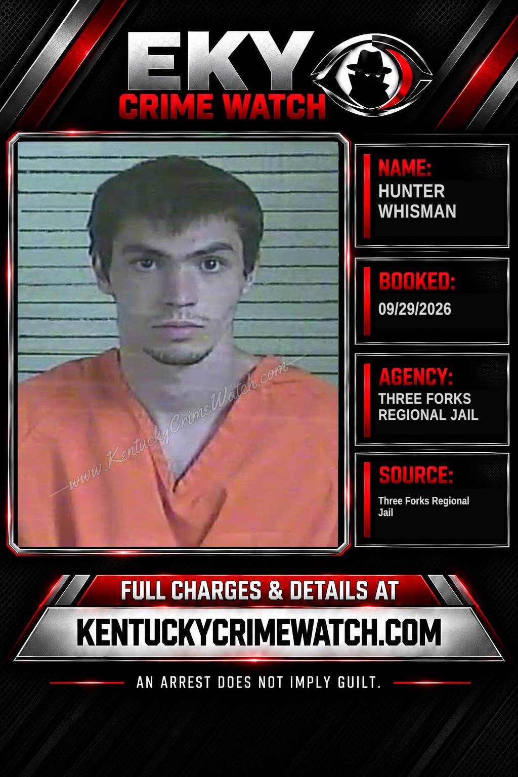 Hunter Whisman booking image