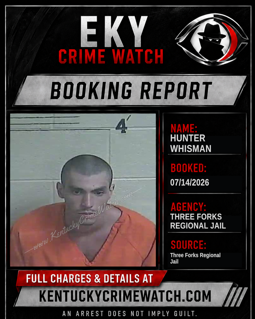 Hunter Whisman booking image