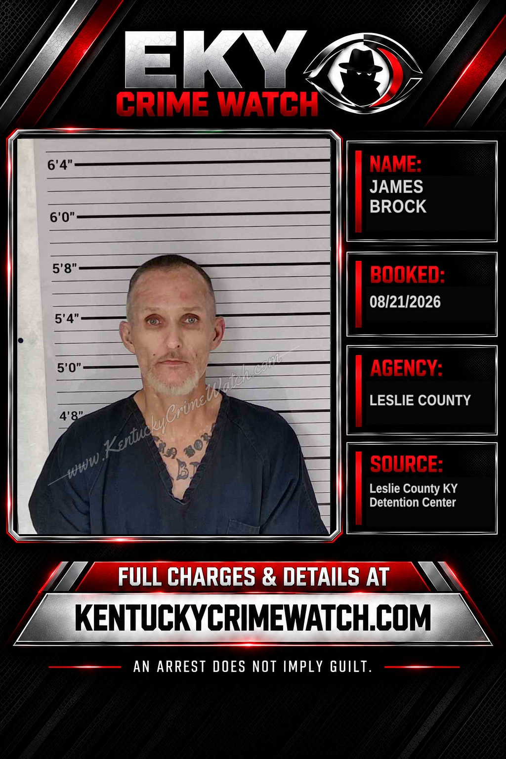 JAMES BROCK booking image